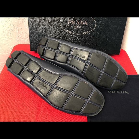 Prada Saffiano Men’s Driving Shoes